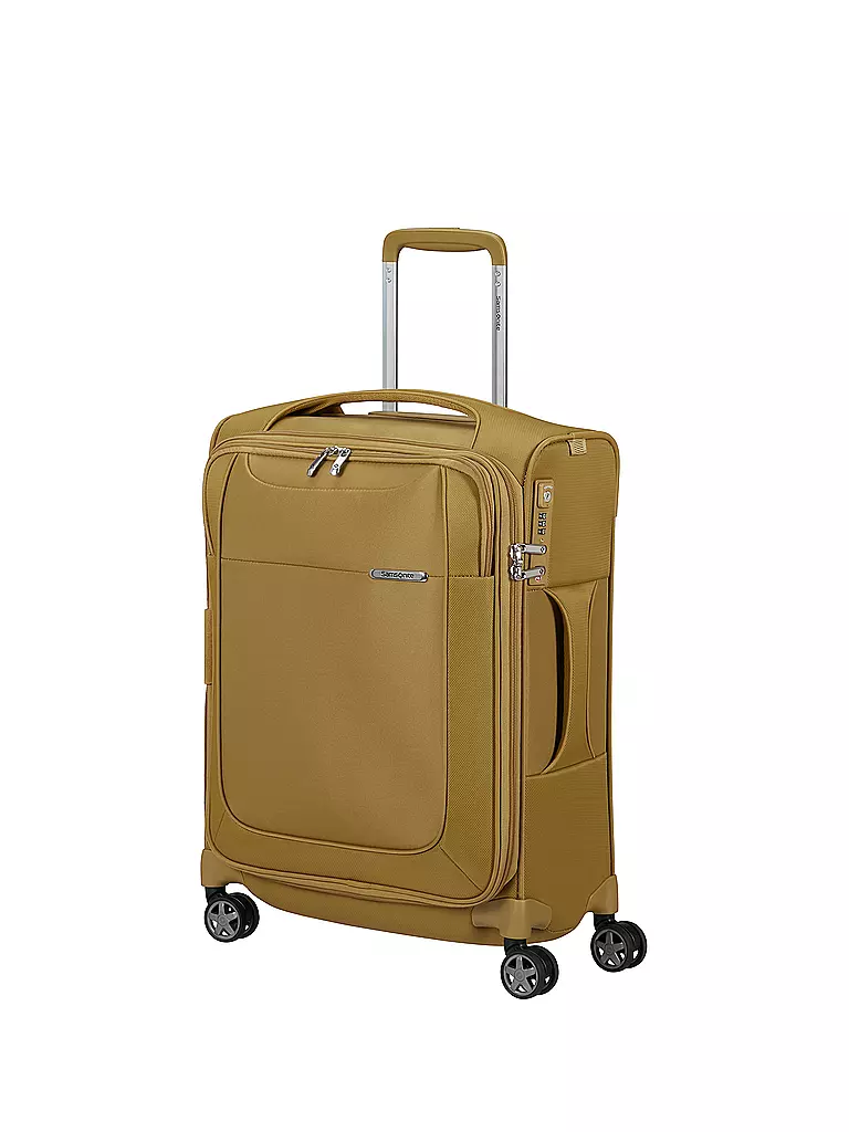 SAMSONITE | Trolley D'LITE SPINNER 55cm espandibile giallo senape | 