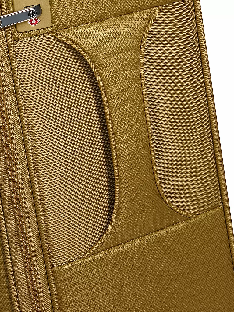 SAMSONITE | Trolley D'LITE SPINNER 55cm espandibile giallo senape | 