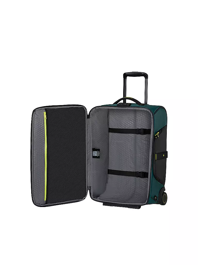 SAMSONITE | Trolley ECODRIVER DUFFEL BACKPACK 55cm Dark Teal/Lime | Petrolio