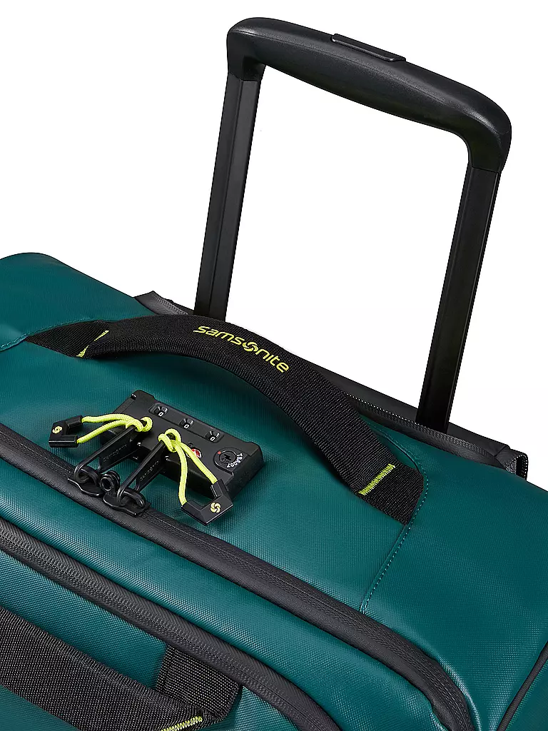 SAMSONITE | Trolley ECODRIVER DUFFEL BACKPACK 55cm Dark Teal/Lime | Petrolio