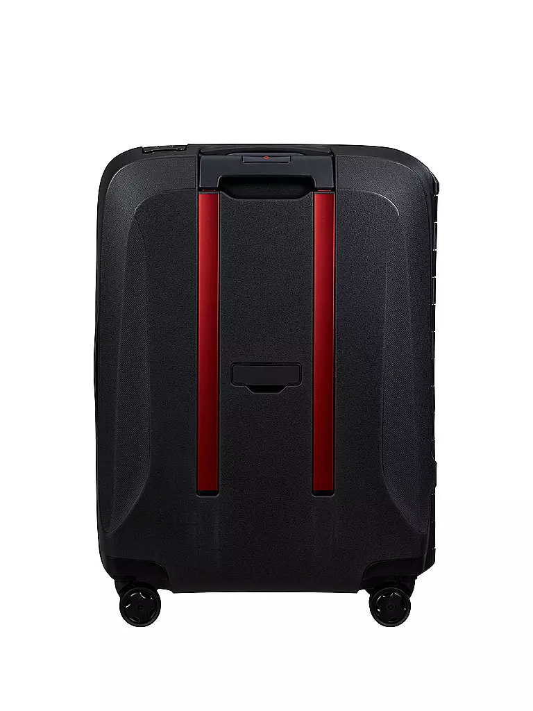 SAMSONITE | Trolley ESSENS SPINNER 55cm charcoal/red  | Nero