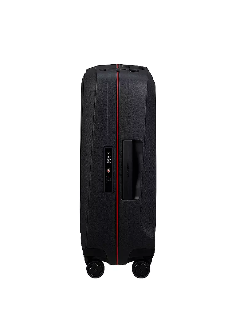 SAMSONITE | Trolley ESSENS SPINNER 55cm charcoal/red  | Nero