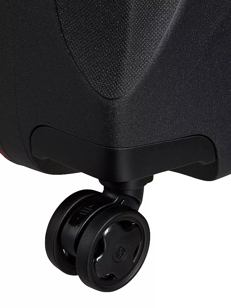 SAMSONITE | Trolley ESSENS SPINNER 55cm charcoal/red  | Nero