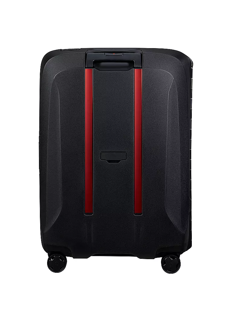 SAMSONITE | Trolley ESSENS SPINNER 69cm charcoal/red | Nero