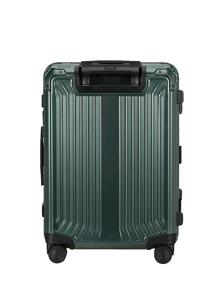 SAMSONITE | Trolley Lite-Box Alu™ 55cm Sage / Orange | Verde scuro