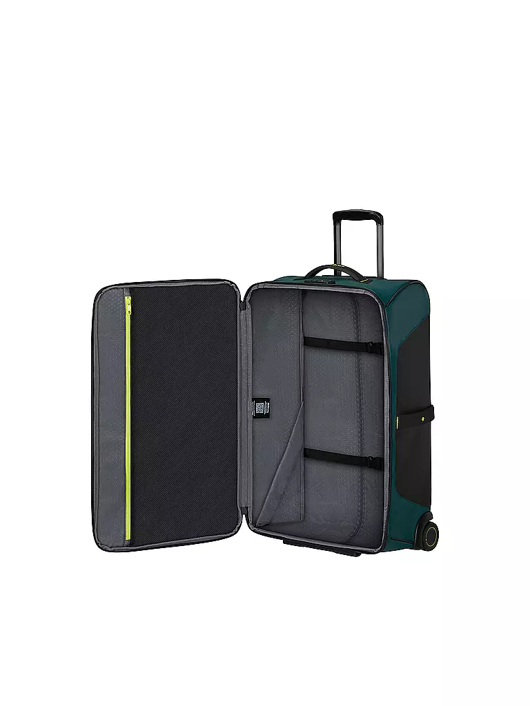 SAMSONITE | Trolley mit Rollen Ecodiver 67cm Dark Teal/Lime | Petrolio