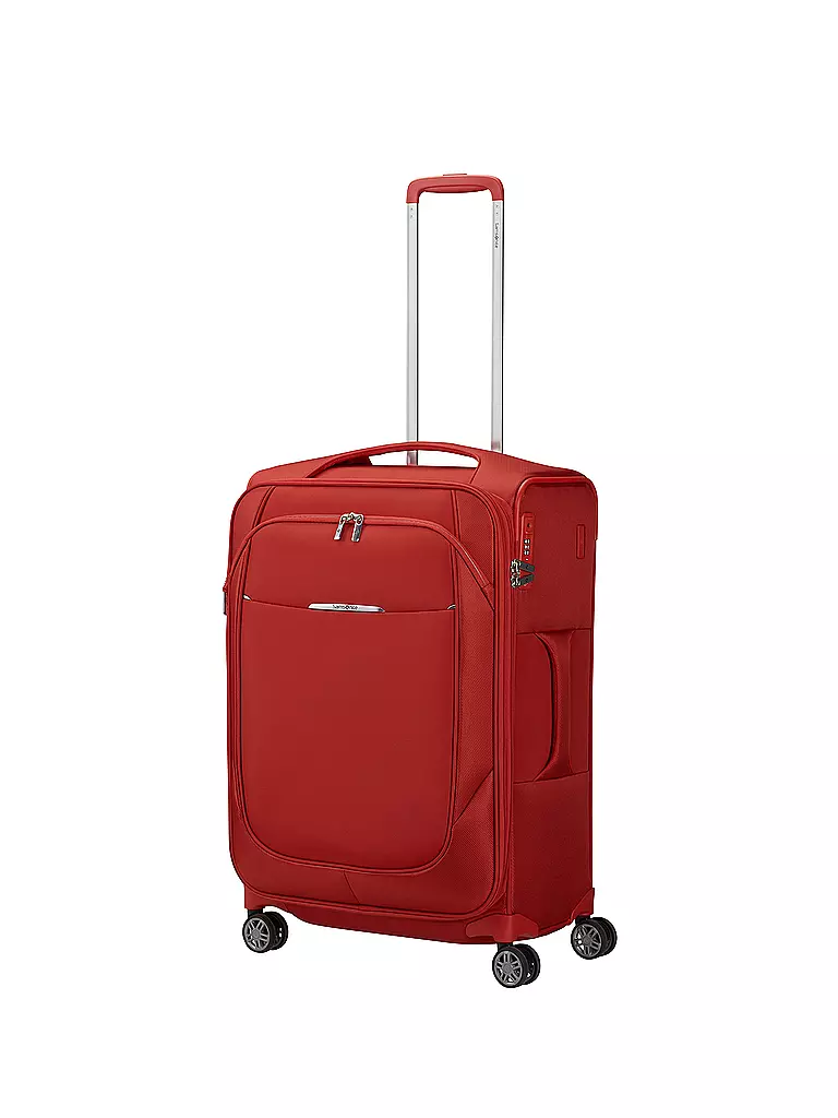 SAMSONITE | Trolley morbido RE-LITE SPINNER 67 cm espandibile rosso papavero | Rosso
