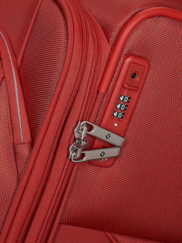SAMSONITE | Trolley morbido RE-LITE SPINNER 67 cm espandibile rosso papavero | Rosso