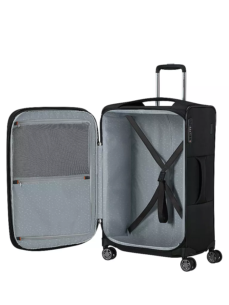 SAMSONITE | Trolley morbido RE-LITE SPINNER 67cm espandibile nero | 