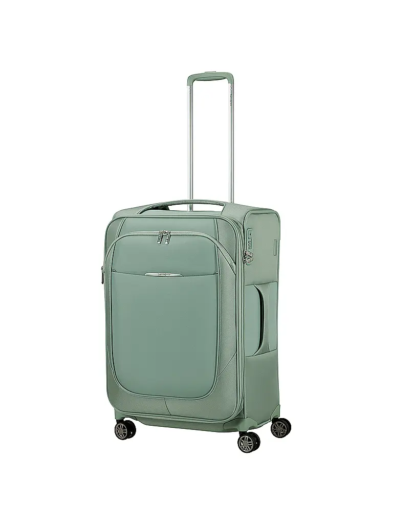 SAMSONITE | Trolley morbido RE-LITE SPINNER 67cm espandibile salvia | Verde chiaro