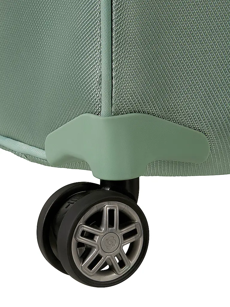 SAMSONITE | Trolley morbido RE-LITE SPINNER 67cm espandibile salvia | Verde chiaro