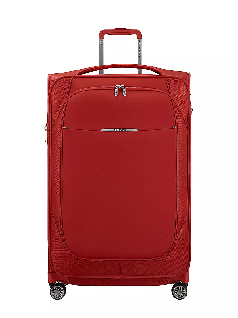 SAMSONITE | Trolley morbido RE-LITE SPINNER 78cm espandibile nero | Rosso