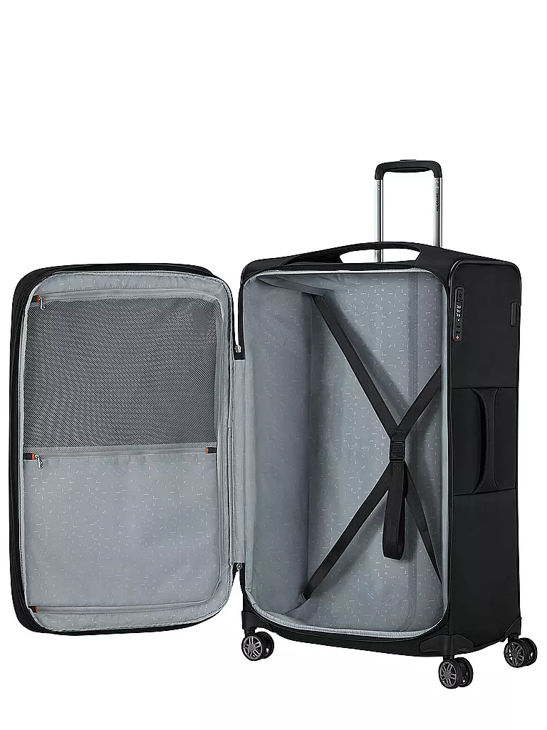 SAMSONITE | Trolley morbido RE-LITE SPINNER 78cm espandibile nero |