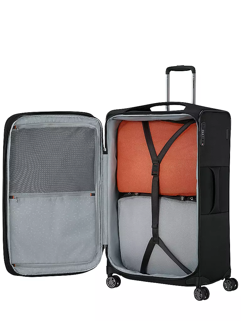 SAMSONITE | Trolley morbido RE-LITE SPINNER 78cm espandibile nero |