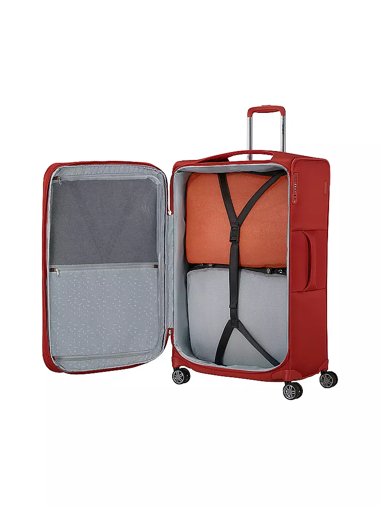 SAMSONITE | Trolley morbido RE-LITE SPINNER 78cm espandibile nero | 