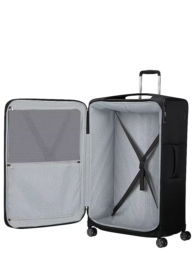 SAMSONITE | Trolley morbido RE-LITE SPINNER 83cm espandibile nero | 