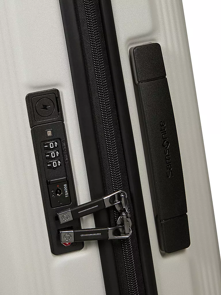 SAMSONITE | Trolley NUON SPINNER 55cm espandibile matt quartz | Bianco