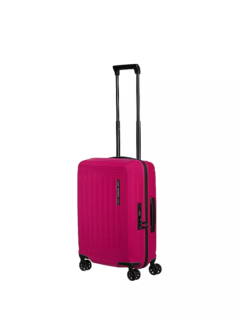SAMSONITE | Trolley NUON SPINNER 55cm espandibile metallic ruby | Fucsia