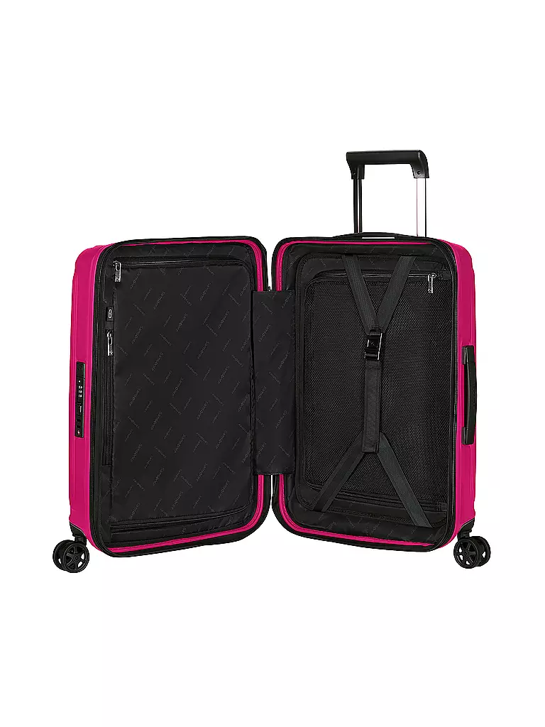 SAMSONITE | Trolley NUON SPINNER 55cm espandibile metallic ruby | Fucsia