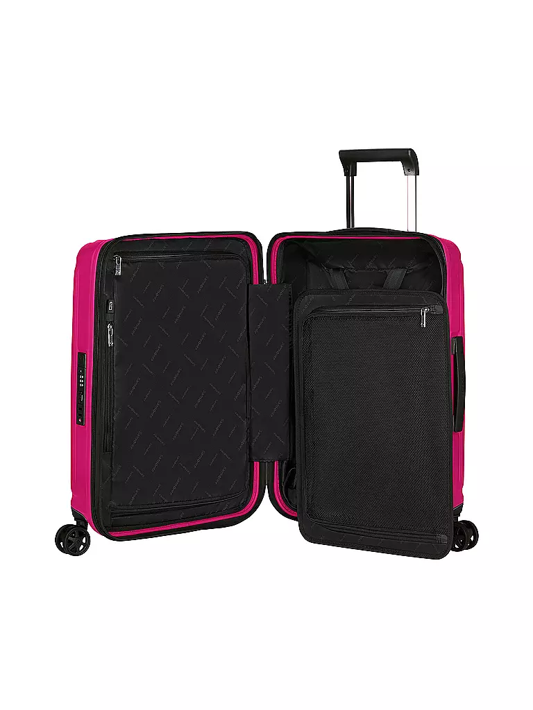 SAMSONITE | Trolley NUON SPINNER 55cm espandibile metallic ruby | Fucsia