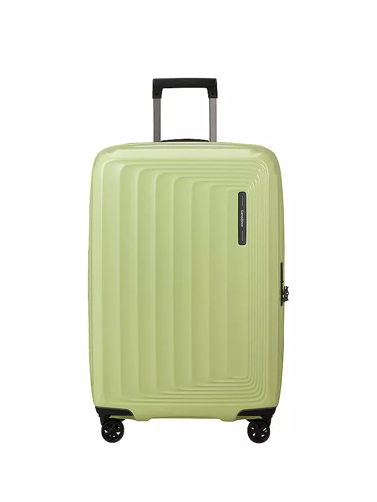 SAMSONITE | Trolley NUON SPINNER 69cm espandibile metallic melon | Verde chiaro