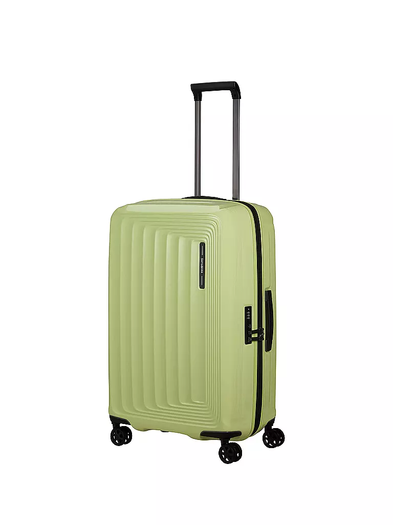 SAMSONITE | Trolley NUON SPINNER 69cm espandibile metallic melon | Verde chiaro