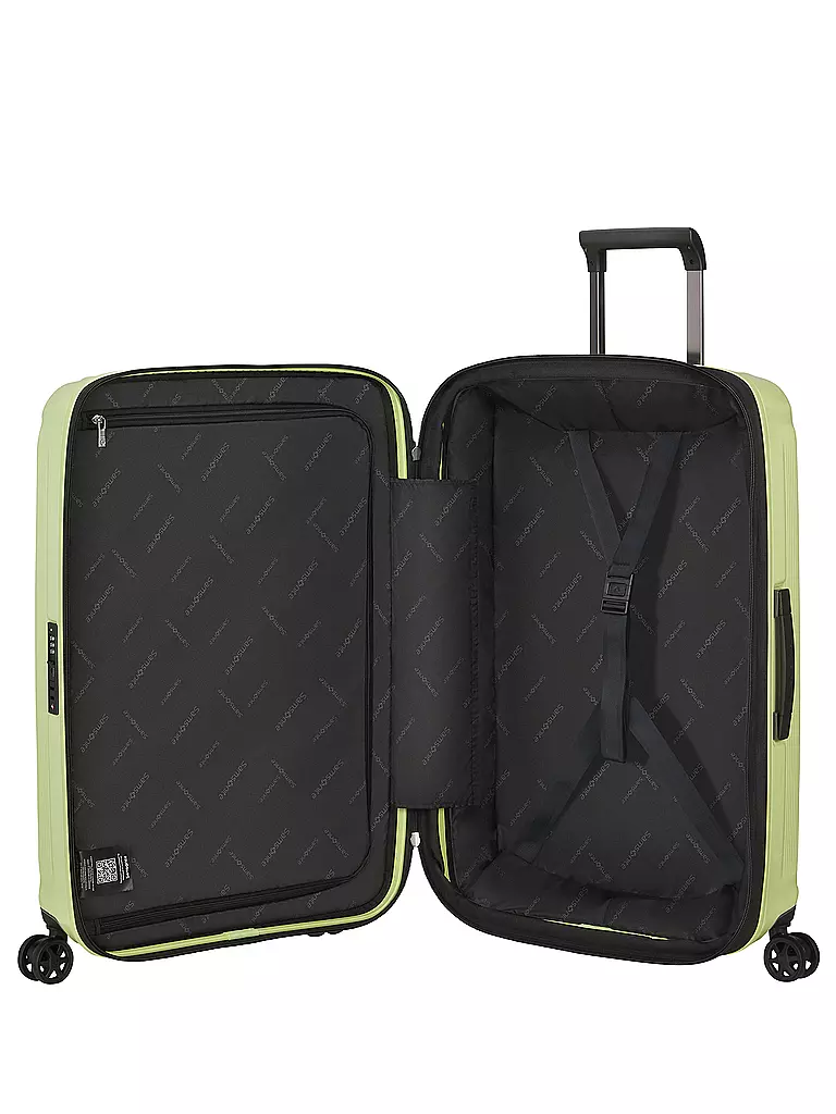 SAMSONITE | Trolley NUON SPINNER 69cm espandibile metallic melon | Verde chiaro