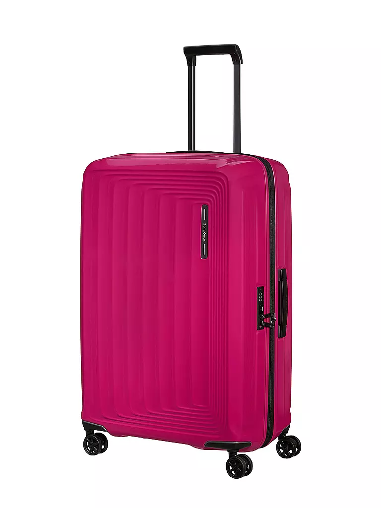 SAMSONITE | Trolley NUON SPINNER 75cm espandibile metallic ruby | Fucsia