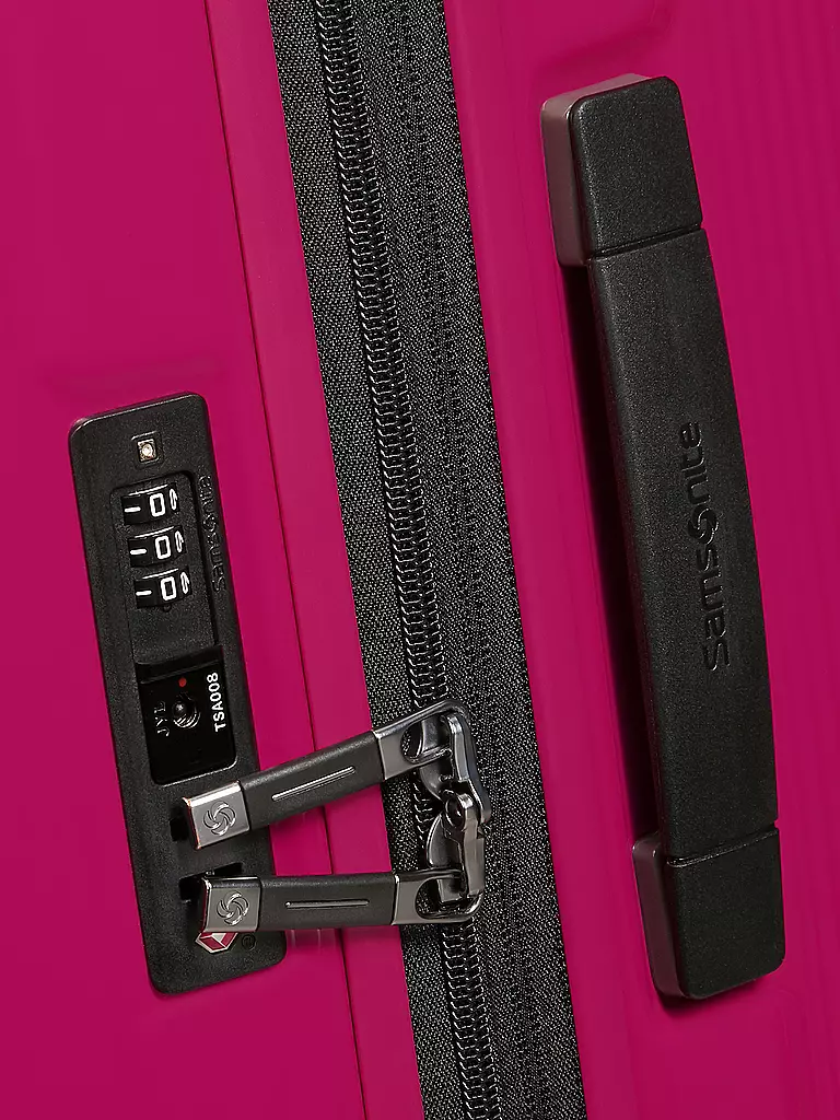 SAMSONITE | Trolley NUON SPINNER 75cm espandibile metallic ruby | Fucsia