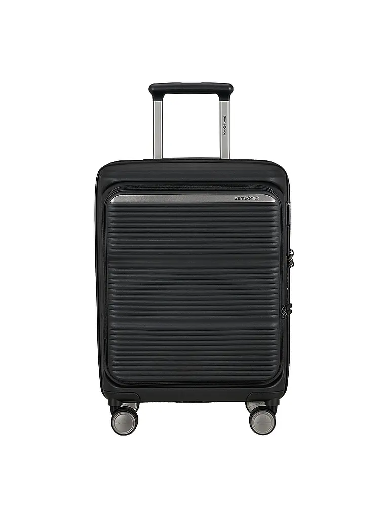 SAMSONITE | Trolley PARALUX SPINNER 55cm espandibile Nero | Nero