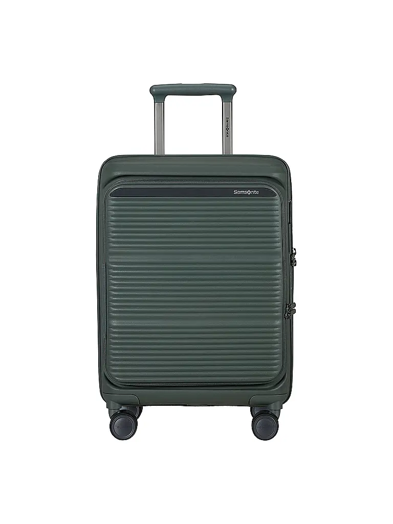 SAMSONITE | Trolley PARALUX SPINNER 55cm espandibile Olive | Oliva