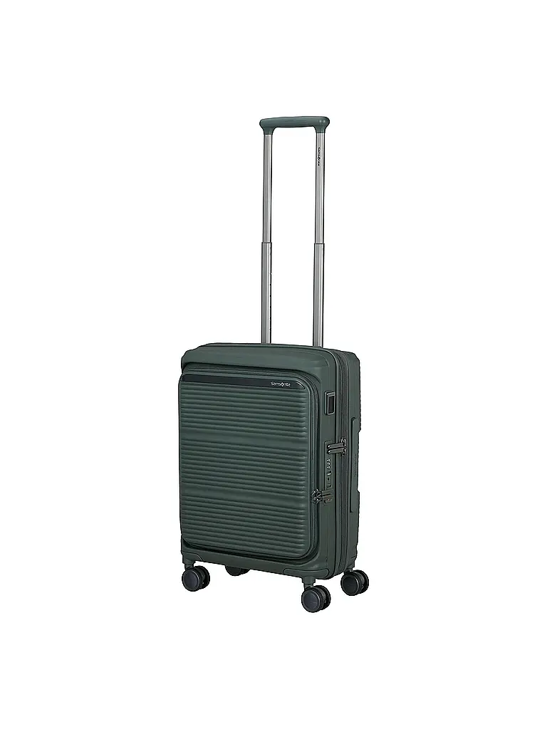 SAMSONITE | Trolley PARALUX SPINNER 55cm espandibile Olive |
