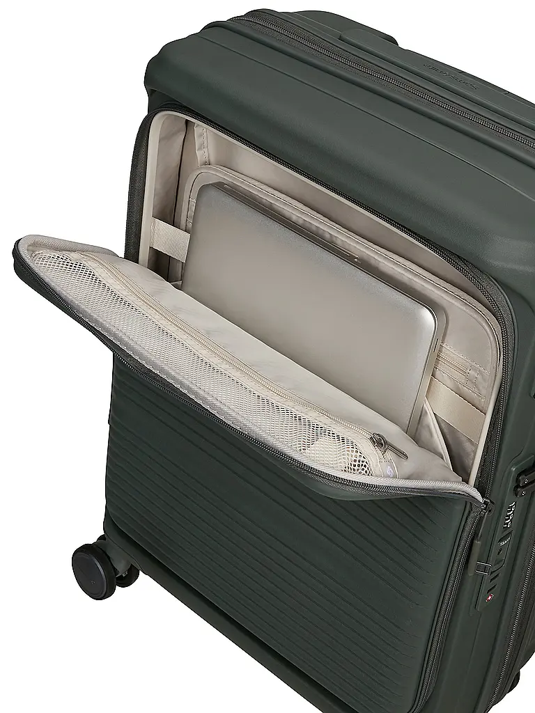 SAMSONITE | Trolley PARALUX SPINNER 55cm espandibile Olive |