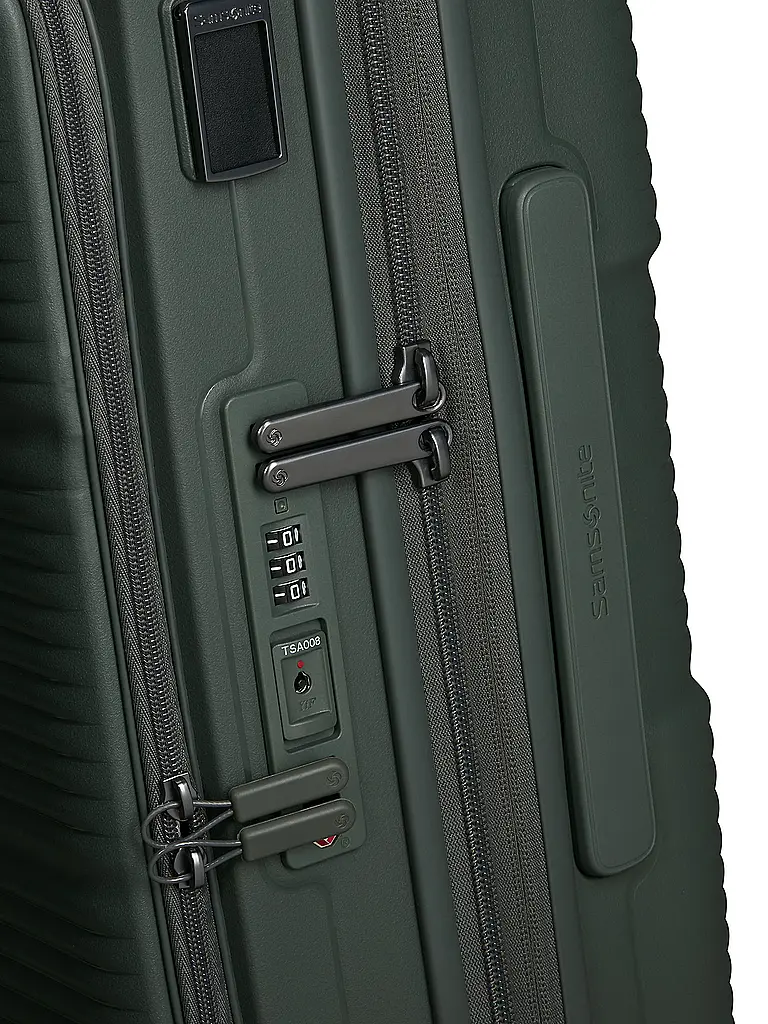 SAMSONITE | Trolley PARALUX SPINNER 55cm espandibile Olive |