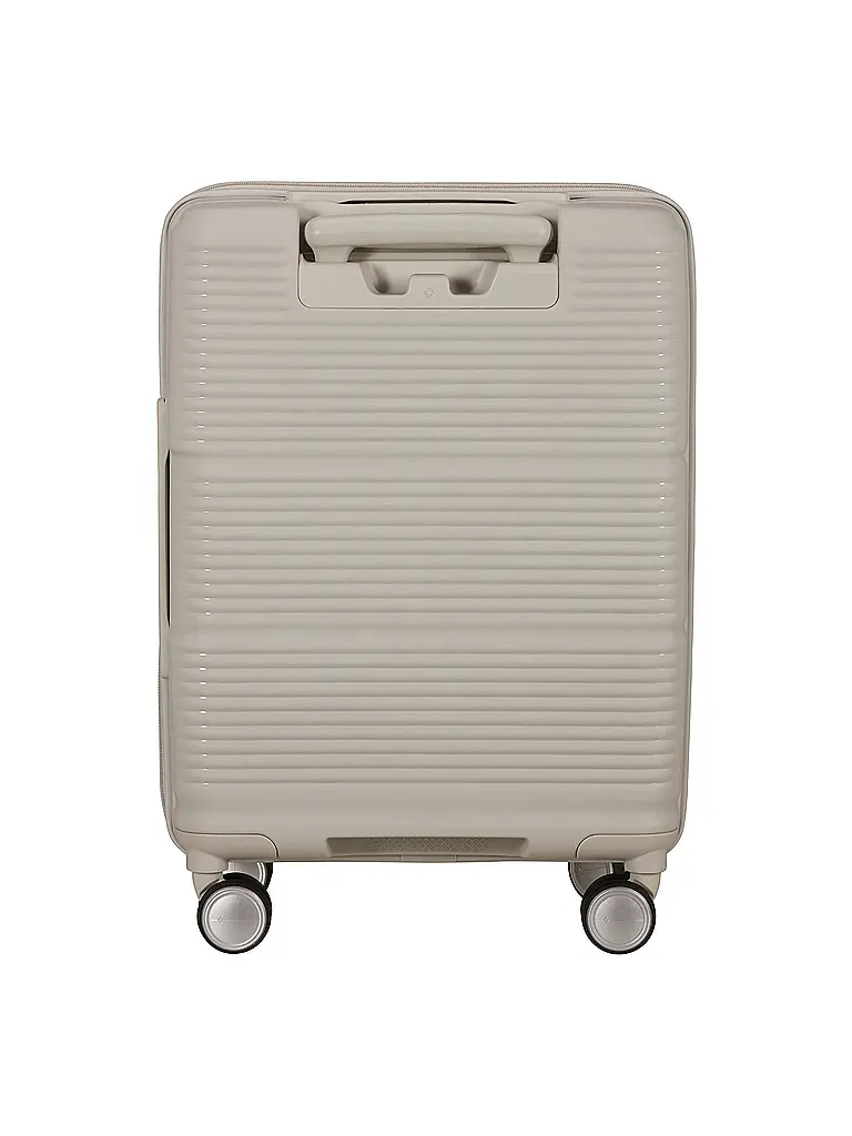 SAMSONITE | Trolley PARALUX SPINNER 55cm espandibile Stone Grey | Crema
