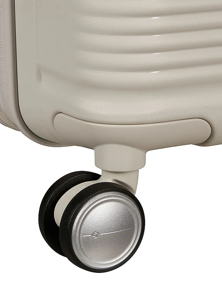 SAMSONITE | Trolley PARALUX SPINNER 55cm espandibile Stone Grey | Crema