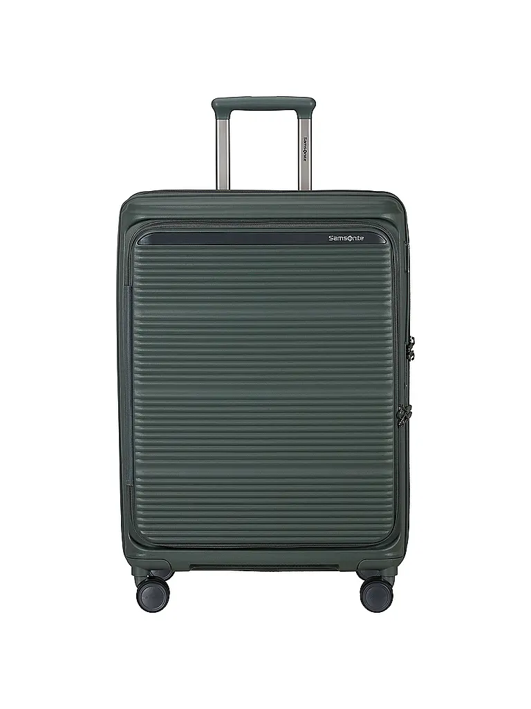SAMSONITE | Trolley PARALUX SPINNER 67cm espandibile Olive | Oliva