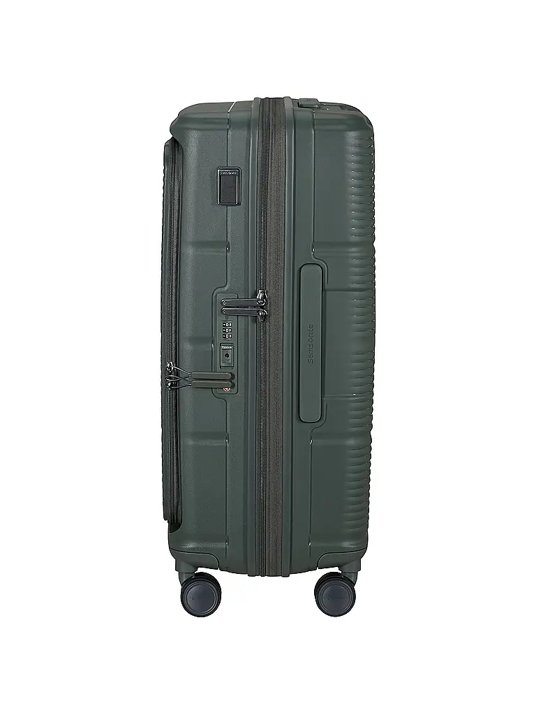 SAMSONITE | Trolley PARALUX SPINNER 67cm espandibile Olive | Oliva