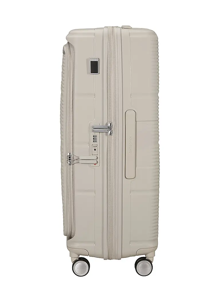 SAMSONITE | Trolley PARALUX SPINNER 75cm espandibile Grigio Pietra | Crema