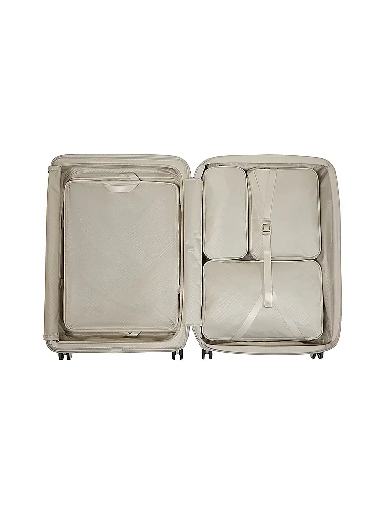 SAMSONITE | Trolley PARALUX SPINNER 75cm espandibile Grigio Pietra | Crema