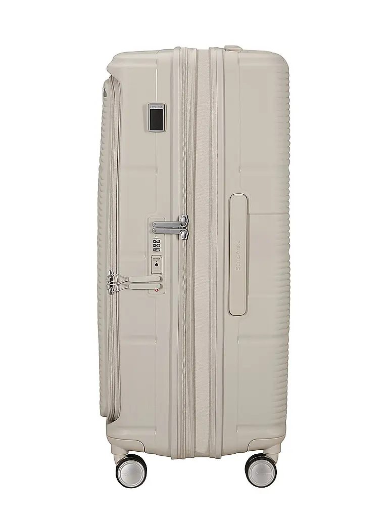 SAMSONITE | Trolley PARALUX SPINNER 75cm espandibile Grigio Pietra | Crema