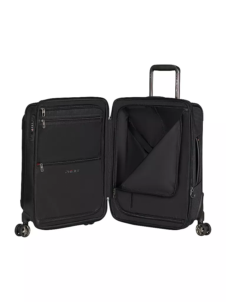 SAMSONITE | Trolley PRO-DLX 6 55cm espandibile Nero | 