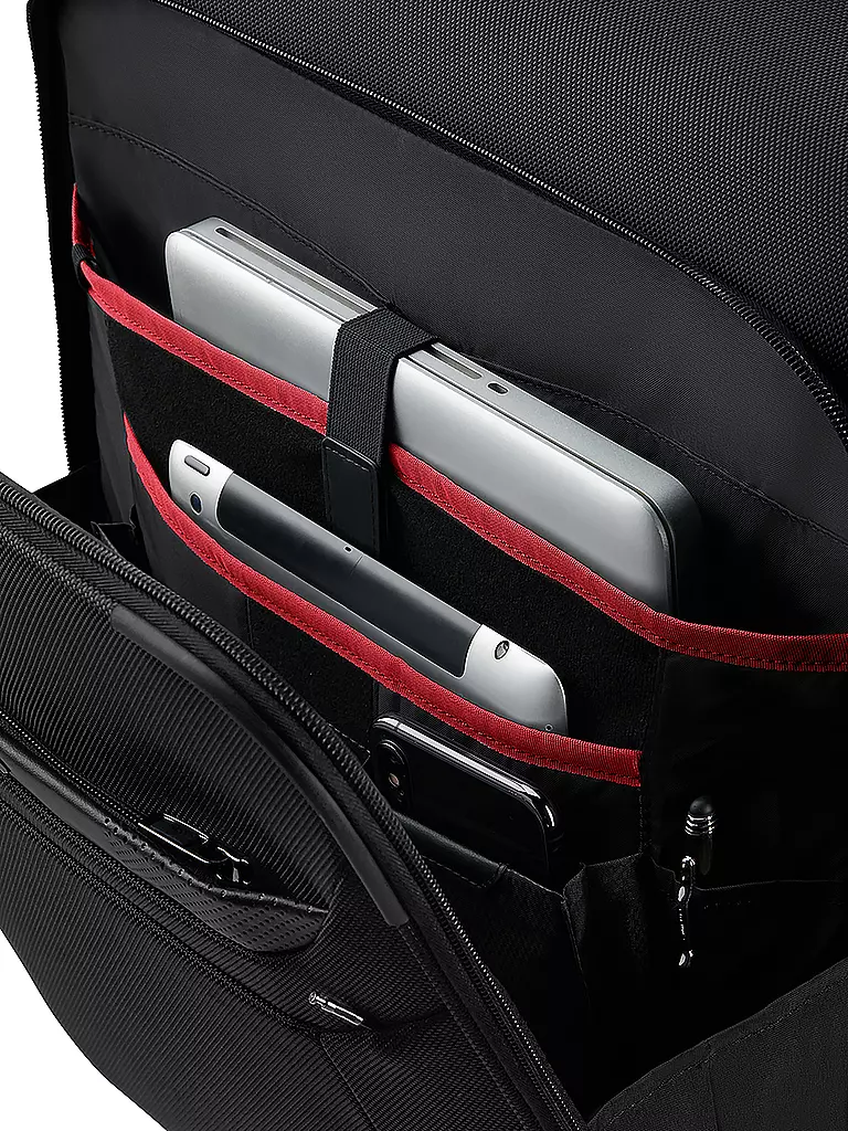 SAMSONITE | Trolley PRO-DLX 6 55cm espandibile Nero | 