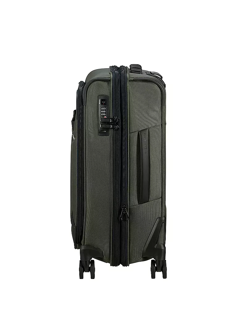 SAMSONITE | Trolley PRO-DLX 6 55cm espandibile Verde | Oliva