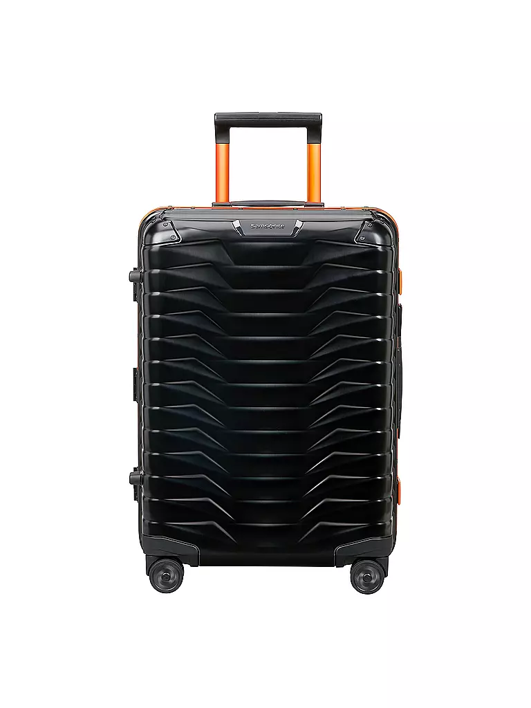 SAMSONITE | Trolley PROXIS ALU Spinner 55 graphite apricot | Nero