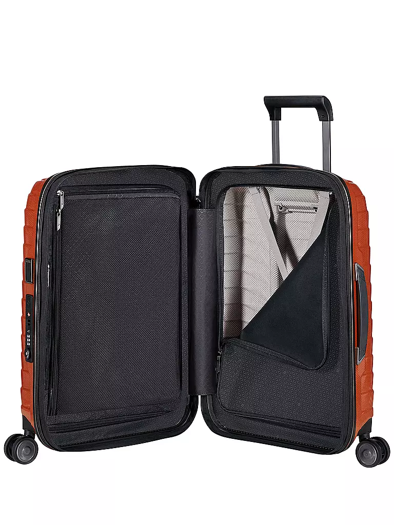 SAMSONITE | Trolley Proxis Spinner 55 espandibile Flame | Rame