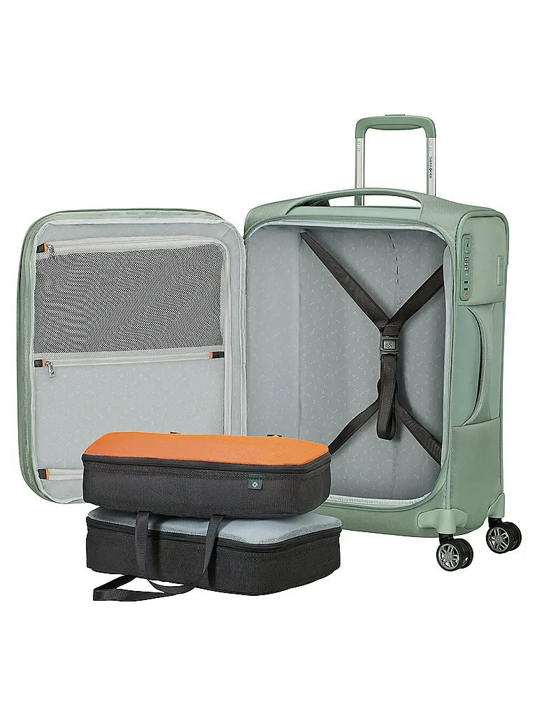 SAMSONITE | Trolley RE-LITE 55cm erweiterbar sage | Verde chiaro