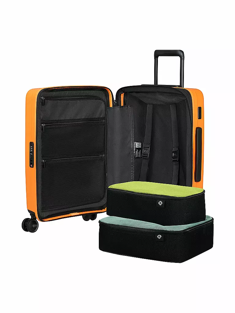 SAMSONITE | Trolley RESTACKD SPINNER 55cm espandibile papaya | Arancione