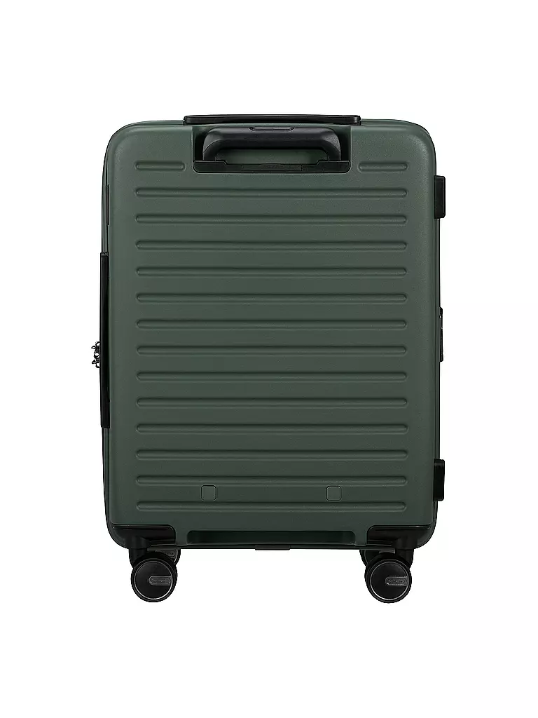 SAMSONITE | Trolley RESTACKD SPINNER 55cm espandibile salvia | Verde scuro