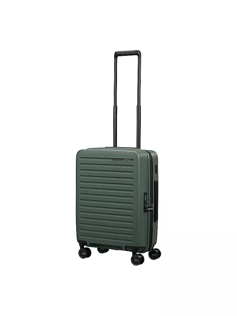 SAMSONITE | Trolley RESTACKD SPINNER 55cm espandibile salvia | Verde scuro